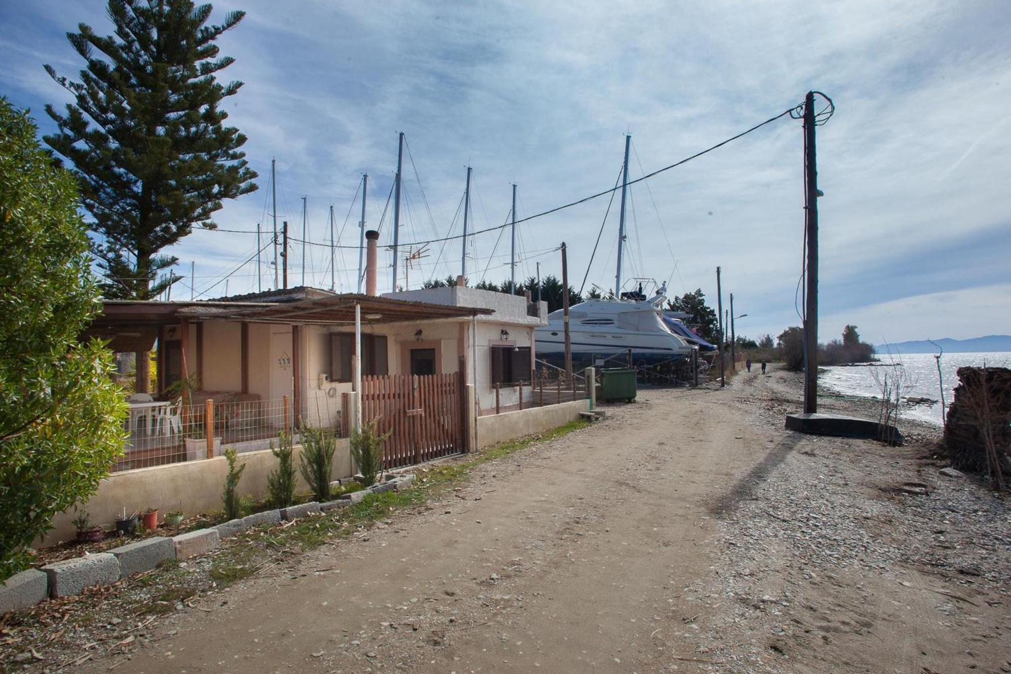 Karnagio Seafront In Agria Villa Kato Lekhonia Luaran gambar